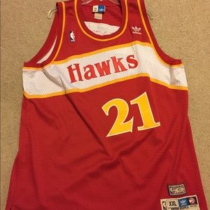 Dominique Wilkins Away Jersey, 2XL, +2 length